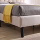 Modern Sleep Mornington Upholstered Platform Bed, Multiple Sizes