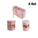 900ml Portable Healthy Material Lunch Box 3 Layer Wheat Straw Bento Boxes Microwave Dinnerware Food Storage Container Foodbox