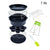 9pcs/set 6/7/8 Inches Air Fryer Accessories Pizza Tray Grill Toast Rack Insulation Pad 3.2QT-5.8QT Home Kitchen Parts