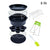 9pcs/set 6/7/8 Inches Air Fryer Accessories Pizza Tray Grill Toast Rack Insulation Pad 3.2QT-5.8QT Home Kitchen Parts