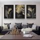 Abstract Golden Leaf Plant Wall Art Canvas Painting Nordic Posters and Prints Wall Pictures for Living Room Modern Home Decor