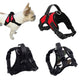 Adjustable Pet Dog Lead Collar Harness Dog Reflective Vest Harness Walking Hand Strap Pet Training for Small Medium Large Dog