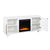 Aurea TV Stand for TVs up to 55" with Fireplace