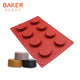 BAKER DEPOT silicone mold for chocolate baking dome cake pastry bakeware round candy pudding jelly soap form cake decoration DIY