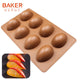 BAKER DEPOT silicone mold for chocolate baking dome cake pastry bakeware round candy pudding jelly soap form cake decoration DIY
