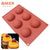 BAKER DEPOT silicone mold for chocolate baking dome cake pastry bakeware round candy pudding jelly soap form cake decoration DIY