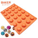 BAKER DEPOT silicone mold for chocolate baking dome cake pastry bakeware round candy pudding jelly soap form cake decoration DIY