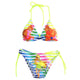 Beauty Mermaid Girls Halter Tankini Swimsuit Fancy Princess Swimwear Swimming Costume Bathing Biquini Beachwear Age 2-10 Years