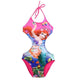 Beauty Mermaid Girls Halter Tankini Swimsuit Fancy Princess Swimwear Swimming Costume Bathing Biquini Beachwear Age 2-10 Years