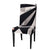 Black Color Floral Printing Chair Cover for Dining Room  Modern Banquet Party Elastic Stretch Seat Case housse de chaise