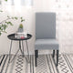 Black Color Floral Printing Chair Cover for Dining Room  Modern Banquet Party Elastic Stretch Seat Case housse de chaise