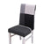 Black Color Floral Printing Chair Cover for Dining Room  Modern Banquet Party Elastic Stretch Seat Case housse de chaise