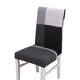 Black Color Floral Printing Chair Cover for Dining Room  Modern Banquet Party Elastic Stretch Seat Case housse de chaise