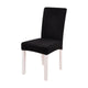 Black Color Floral Printing Chair Cover for Dining Room  Modern Banquet Party Elastic Stretch Seat Case housse de chaise