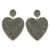 Blue Heart Beaded Earrings For Women Statement Bridal Wedding Drop Dangle Earrings Fashion Jewelry Party Gifts Oorbellen