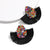 Bohemian Beaded Tassel Earrings for Women Green Big Statement Earrings Female 2019 Wedding Fringe Hanging Earings Jewelry