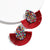 Bohemian Beaded Tassel Earrings for Women Green Big Statement Earrings Female 2019 Wedding Fringe Hanging Earings Jewelry