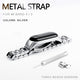Bracelet Mi Band 4 3 Strap Metal Screwless Stainless Steel Wrist Strap For Xiaomi Mi Band 4 3 Strap Miband 4 3 Wristbands Belt