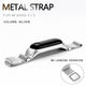Bracelet Mi Band 4 3 Strap Metal Screwless Stainless Steel Wrist Strap For Xiaomi Mi Band 4 3 Strap Miband 4 3 Wristbands Belt