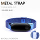 Bracelet Mi Band 4 3 Strap Metal Screwless Stainless Steel Wrist Strap For Xiaomi Mi Band 4 3 Strap Miband 4 3 Wristbands Belt