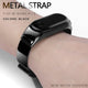 Bracelet Mi Band 4 3 Strap Metal Screwless Stainless Steel Wrist Strap For Xiaomi Mi Band 4 3 Strap Miband 4 3 Wristbands Belt
