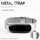 Bracelet Mi Band 4 3 Strap Metal Screwless Stainless Steel Wrist Strap For Xiaomi Mi Band 4 3 Strap Miband 4 3 Wristbands Belt
