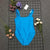 Bride Gold Print One Piece High Cut Swimwear Bathing Suit