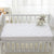 Brushed Fabric Quilted Anti-mite Mattress Protection Cover Breathable Waterproof Cover for Baby 28*52*6inch/71*132*15cm