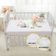 Brushed Fabric Quilted Anti-mite Mattress Protection Cover Breathable Waterproof Cover for Baby 28*52*6inch/71*132*15cm