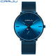 Luxury Quartz Casual Slim Mesh Steel Waterproof Sport Watch