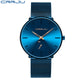 Luxury Quartz Casual Slim Mesh Steel Waterproof Sport Watch