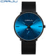 Luxury Quartz Casual Slim Mesh Steel Waterproof Sport Watch