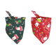 Cat Dog Scarf Bandana Christmas Santa Claus Printed Pet Neck Scarf Bandage Bibs Puppy Dog Collar Bib Pet Grooming Accessoires