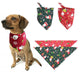 Cat Dog Scarf Bandana Christmas Santa Claus Printed Pet Neck Scarf Bandage Bibs Puppy Dog Collar Bib Pet Grooming Accessoires