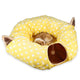 Cat Play toy Tunnel Funny Pet Tunnel Foldable Bulk Small Pet Toys Portable Rabbit Pet Tunnel Cat Beds House and Sleep with Ball