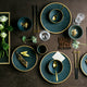 Ceramic Gold Inlay Plates Steak Food Dish Nordic Style Retro Tableware Bowl Ins Dinner Plate Cup High End Dinnerware Set