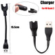 Charger For Xiaomi Mi Band 2 3 4 Charger/Cord/Cable Data Cradle Dock Charging Cable For MiBand 2 3 4 Charger USB Strap Bracelet