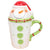 Christmas Ceramic Tea Mugs 350 Ml Funny Travel Coffee Mug Cute Tumbler Santa Claus Snowman Penguin Elk Girls Boys Friends Gifts