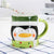 Christmas Ceramic Tea Mugs 350 Ml Funny Travel Coffee Mug Cute Tumbler Santa Claus Snowman Penguin Elk Girls Boys Friends Gifts