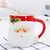 Christmas Ceramic Tea Mugs 350 Ml Funny Travel Coffee Mug Cute Tumbler Santa Claus Snowman Penguin Elk Girls Boys Friends Gifts