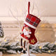Christmas Stocking Decoration Hanging Legs Santa Snowman Elk Doll Socks Kids Gift Bag Children Candy Apple Bag Xmas Party Decors