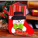 Christmas Stocking Gift Bags Christmas Decorations for Home New Year 2020 Gifts Bag Navidad Socks Natal Tree Decoration Presents
