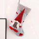 Christmas Stockings Holders With 3D Gnome Doll Xmas Tree Hanging Pendant Fireplace Ornaments Holiday Decorations Regali Natale