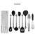 Cooking Tool Set Silicone Kitchen High Quality Temperature Resistance Cookware Set With Storage Box Turner Tongs Spatula Spoon