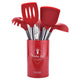 Cooking Tool Set Silicone Kitchen High Quality Temperature Resistance Cookware Set With Storage Box Turner Tongs Spatula Spoon