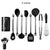 Cooking Tool Set Silicone Kitchen High Quality Temperature Resistance Cookware Set With Storage Box Turner Tongs Spatula Spoon