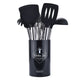 Cooking Tool Set Silicone Kitchen High Quality Temperature Resistance Cookware Set With Storage Box Turner Tongs Spatula Spoon