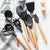 Cooking tool sets  Non-toxic cooking baking kitchen tools utensils silicone shovel spoon scraper brush spade whisk turner