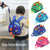 Cute Dinosaur Baby Safety Harness Backpack Toddler Anti-lost Bag Children comfortable Schoolbag toddler  anti lost wrist link