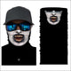Cycling Motorcycle Head Scarf Neck Warmer Skull Face Mask Ski Balaclava Headband Mask Scary Halloween Face Shield Outdoor